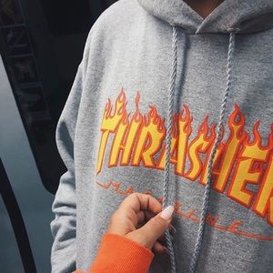 Grey Thrasher Hoodie